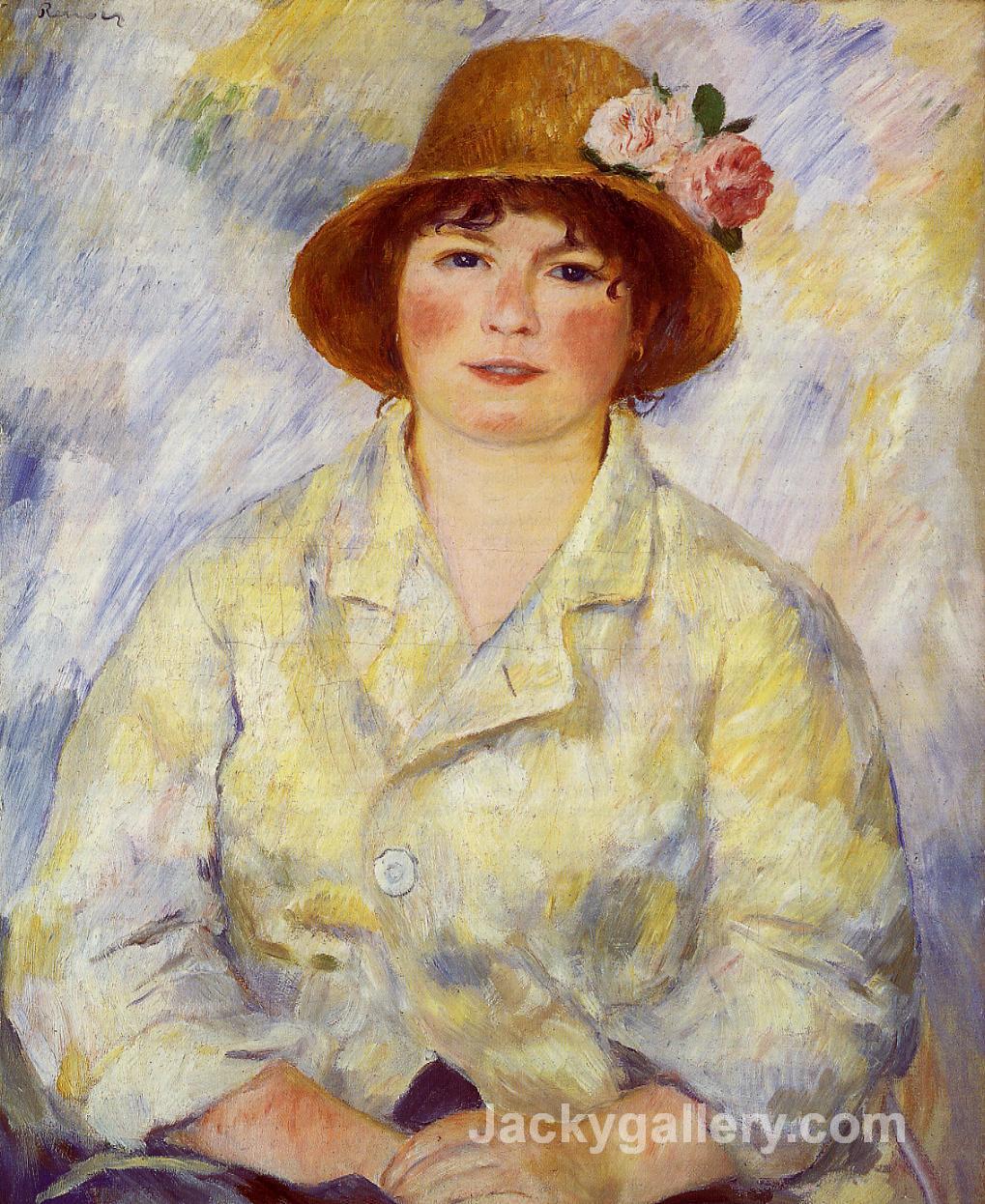 Aline Charigot (future Madame Renoir) by Pierre Auguste Renoir paintings reproduction